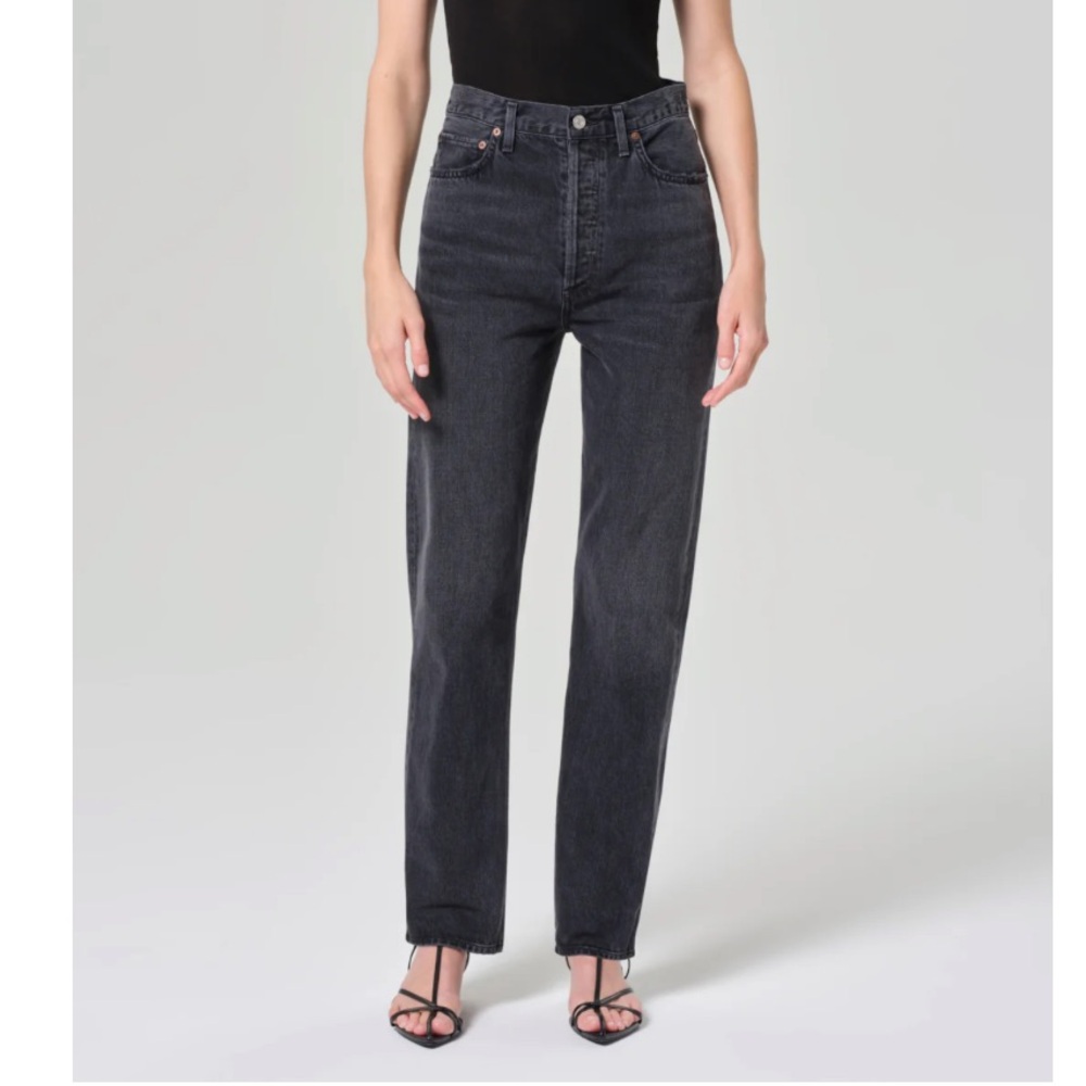 90’s Pinch Waist Button-Fly Jeans